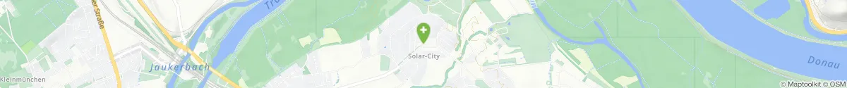 Map representation of the location for Apotheke solarCity in 4030 Linz